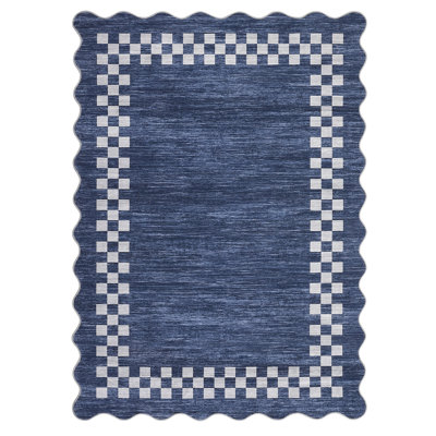 Rectangle Striped Area Rug