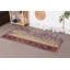 Petit tapis 2,6 x 4,8 pi, tapis turc, tapis de chambre rouge, tapis modernes, tapis géométriques, tapis rétro