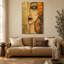 «Freya’s Tears Reproduction» par Gustav Klimt, peinture sur toile tendue-282405885