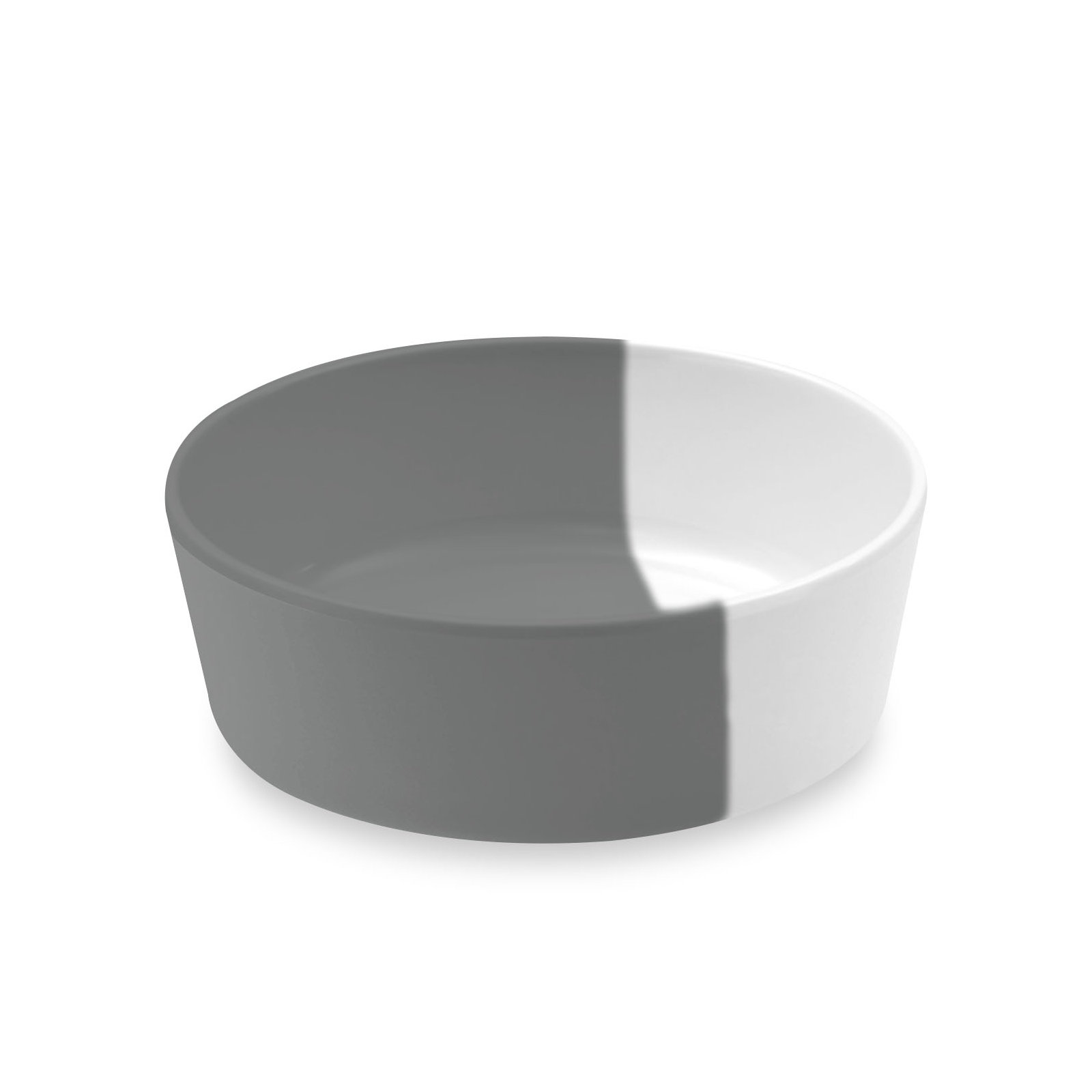 Gray, Medium (3 cups / 24 fluid oz), 2.2"