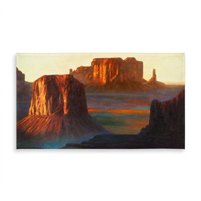 Blue Landscapes Tablecloth | Monument Valley Arizona Decor