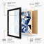 Angular Geometry Geometric - Framed Print-837332177-837332180