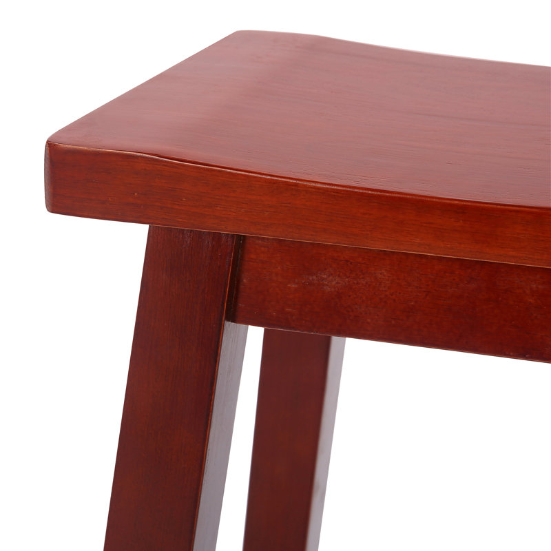 Solid Wood Counter Stool, Counter Stool (24” Seat Height), Cherry
