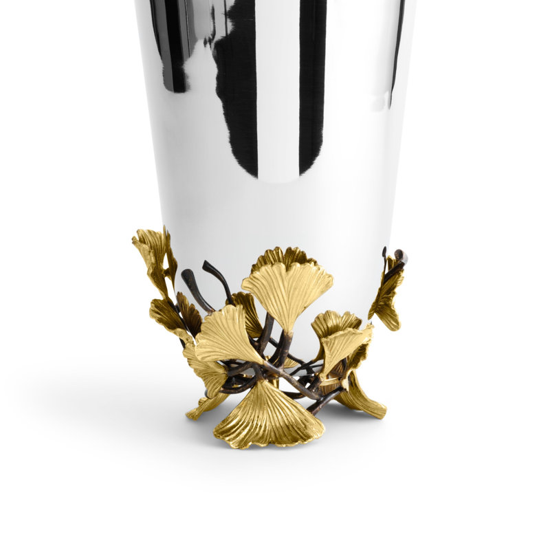 Golden Ginkgo Large Vase