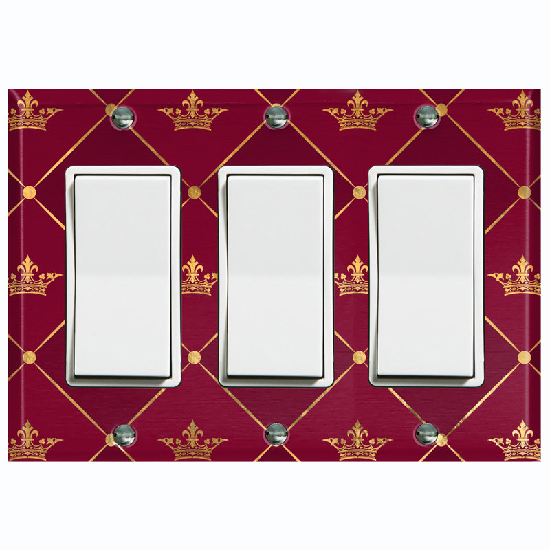 3 - Gang Toggle Light Switch Standard Wall Plate