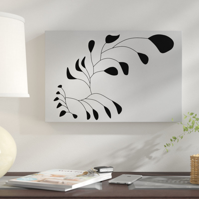 « mobiles », impression sur toile, H 12 po x l 18 po x P 1,5 po, Pas de tapis, Toile tendue