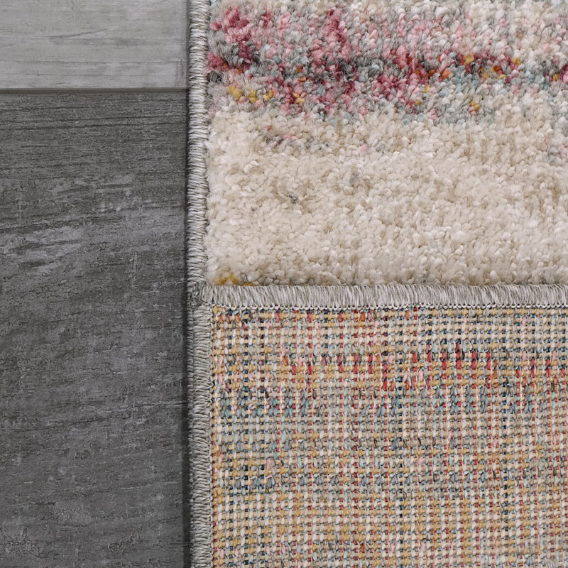 Abstract Indoor Rug, Rectangle 9.2' 12.6'