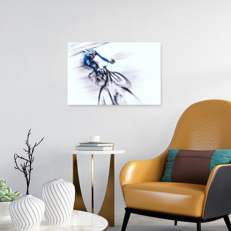 Impression d'art mural vélo Speed Racer, 16" H x 24" W
