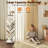 360° Rotating Bookcase,16-Tier Tree Rotating Bookshelf, 360 Degree Spinning Standing Bookcase, Corner Bookcase with casters-1884678837
