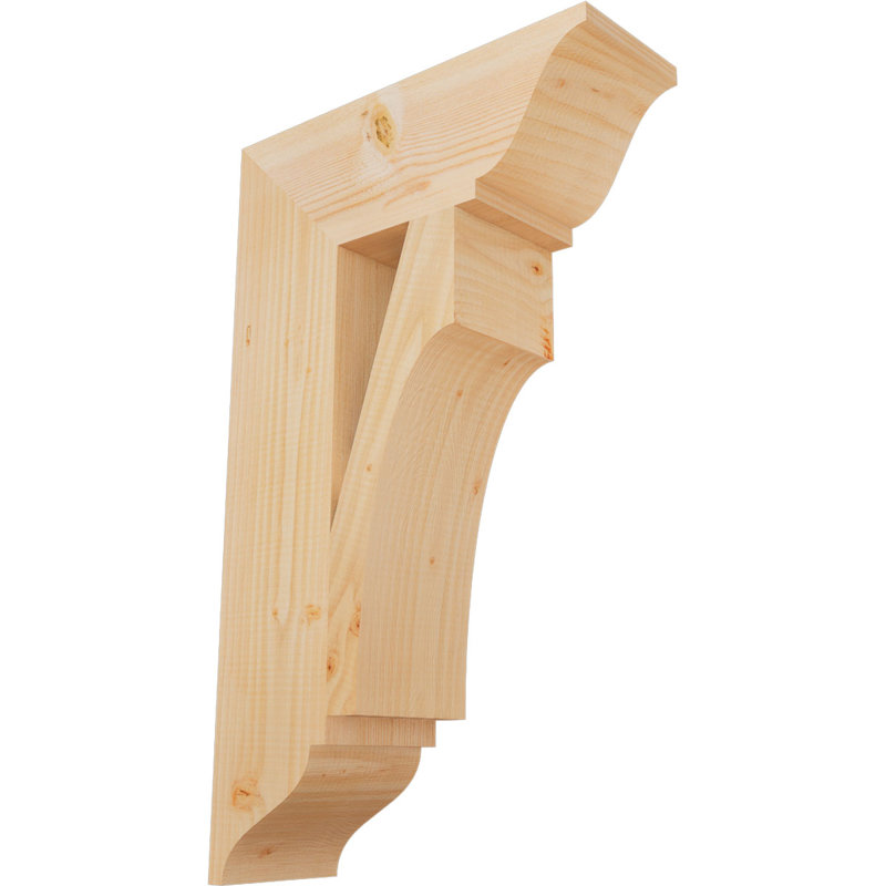 Support traditionnel Westlake, Cèdre rouge de l'Ouest, Lisse, H 30 po x l 5,5 po x P 18 po