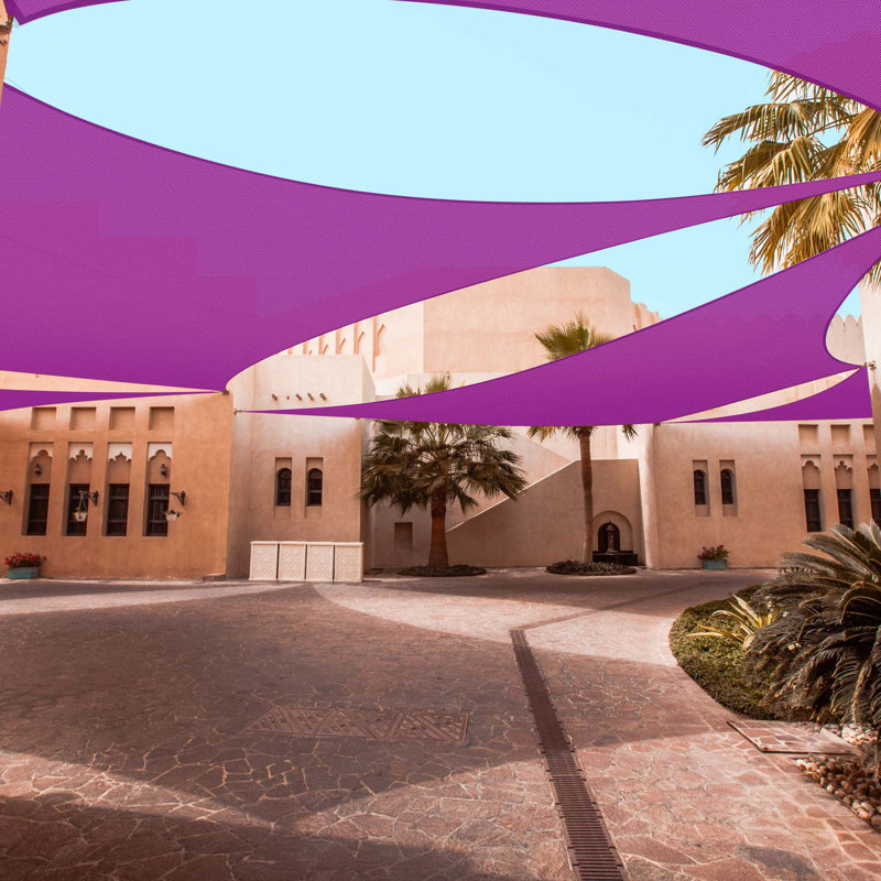 Yescom 20' x 23" Rectangular Shade Sail, 276" W x 264" L, Fuchsia