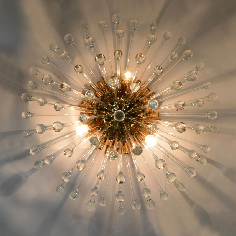 Sophia 3 - Light Flush Mounted Sconce, Polished Nickel