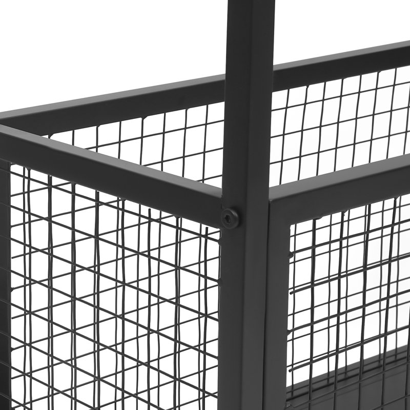 Support de rangement pour 8 feuilles, Noir mat