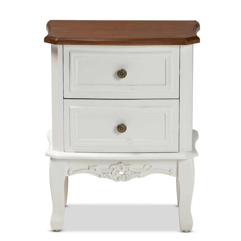 49cm W Manufactured Wood Bedside Table