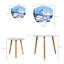 Ensemble de 2 tables basses gigognes Triangle