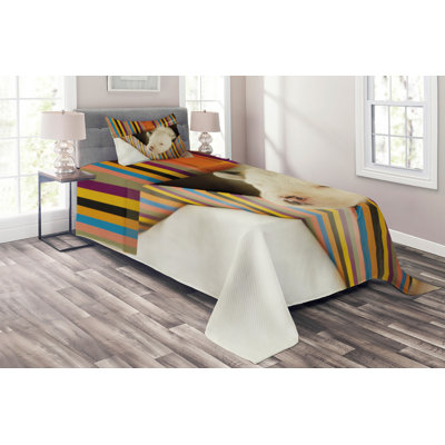 Puppy Modern & Contemporary Polyester Coverlet
