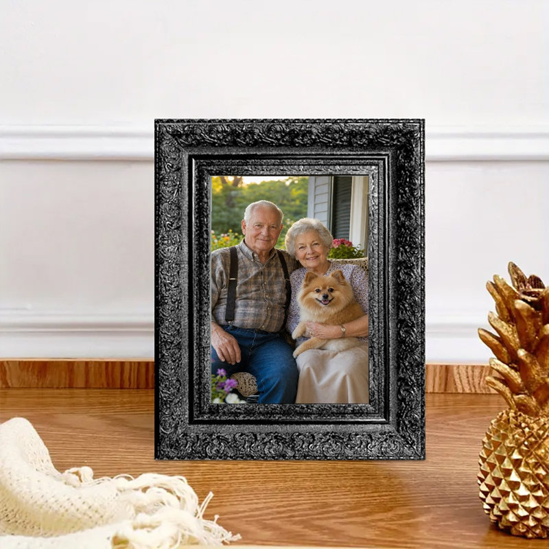 Cadre 8 pi x 10 po à 1 tablette en or antique pour cadeaux de Noël, Antique Gold, 1, L 8 po x H 10 po