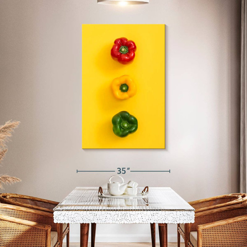 Poivrons colorés Yarlin, H 48 po x l 32 po