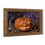Cadre mural vintage orné de citrouille lumineuse – Cadre doré décoratif pour œuvres d'art.-83222543
