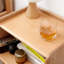 Table de chevet simple chambre à coucher - bois de hêtre massif pour l'organisation européenne avec une faible odeur