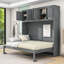 Lit escamotable en bois avec armoires Ludgero-600238134-600238131