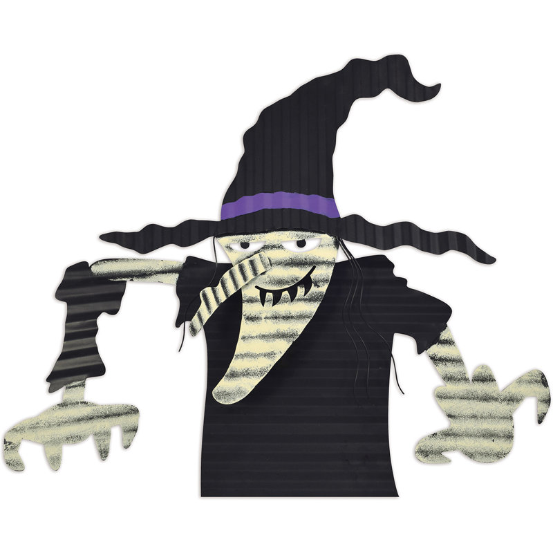 Figurines de sorcière zombie