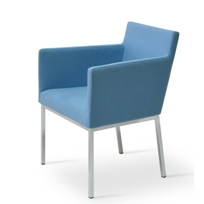 Harput Wool Solid Back Arm Chair by sohoConcept