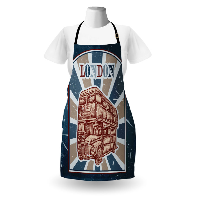 No Pattern Bib Apron