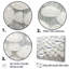 Ciel plein de parapluies blancs sur toile-97036090-97036097
