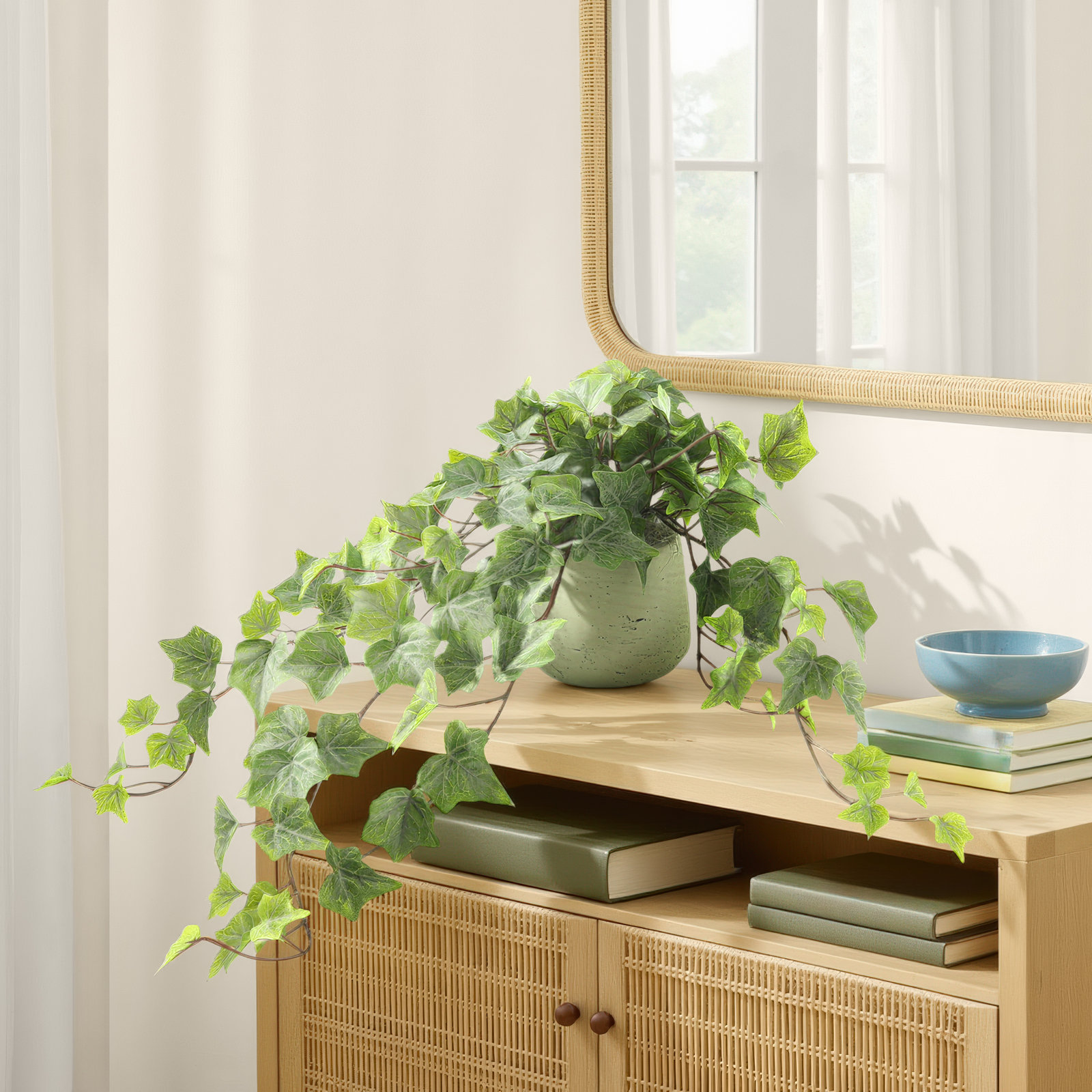 24" Artificial Ivy Plant in Pot