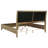 Leny 4-Piece Eastern King Panel Bedroom Set with Nightstand, Dresser and Mirror, Natural Pine-129000329-107484198