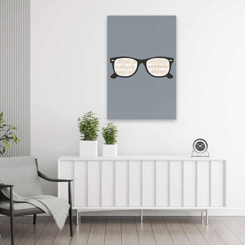 Verres - Art inspirant, H 36 po x l 24 po
