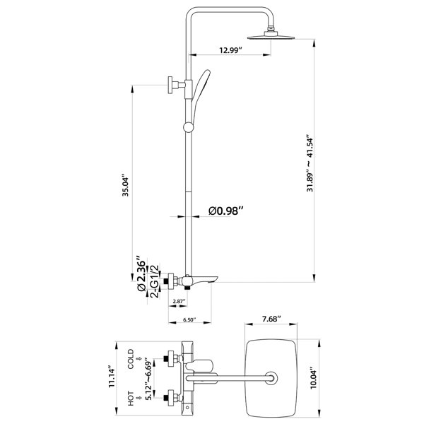 Dimensions du produit