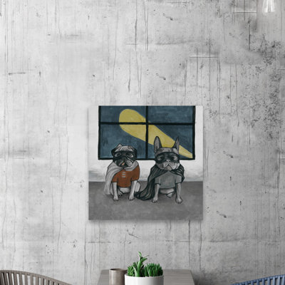 Four Legged Heroes - Wrapped Canvas Painting
