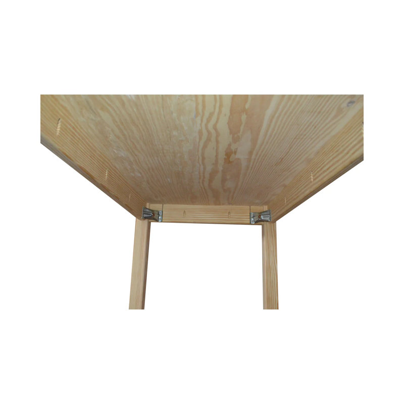 Table en bois massif 27 x 55 po Versaloft Harmony, H 30 po x L 55 po x l 27 po, Peinture graphite