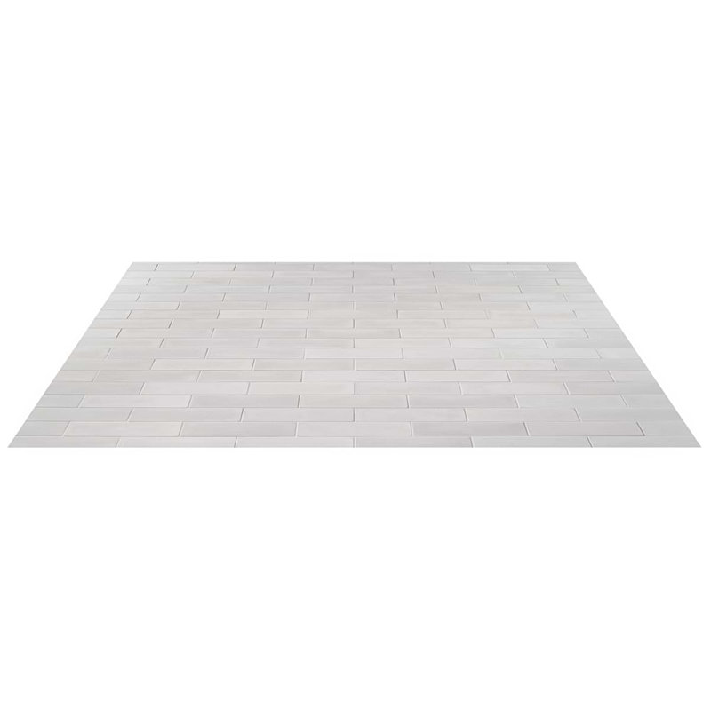 Color One 2x8 Matte Cement Tile, Mist Gray