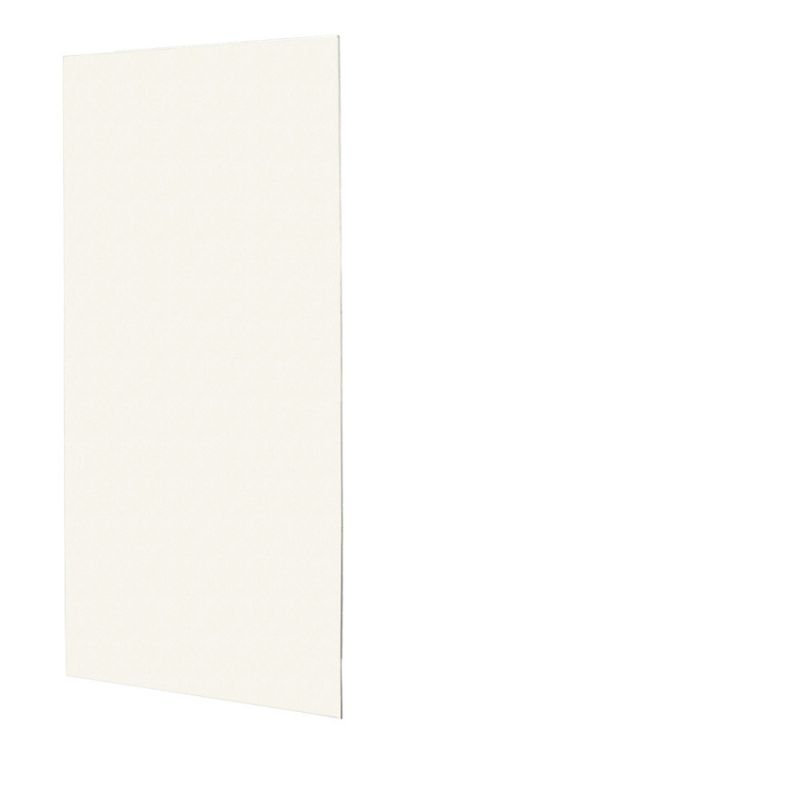Solid Surface One Panel Shower Wall, Tahiti Ivory, 96" H x 36" W x 0.25" D