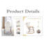 Chaise berçante réglable avec appui-tête-937461854