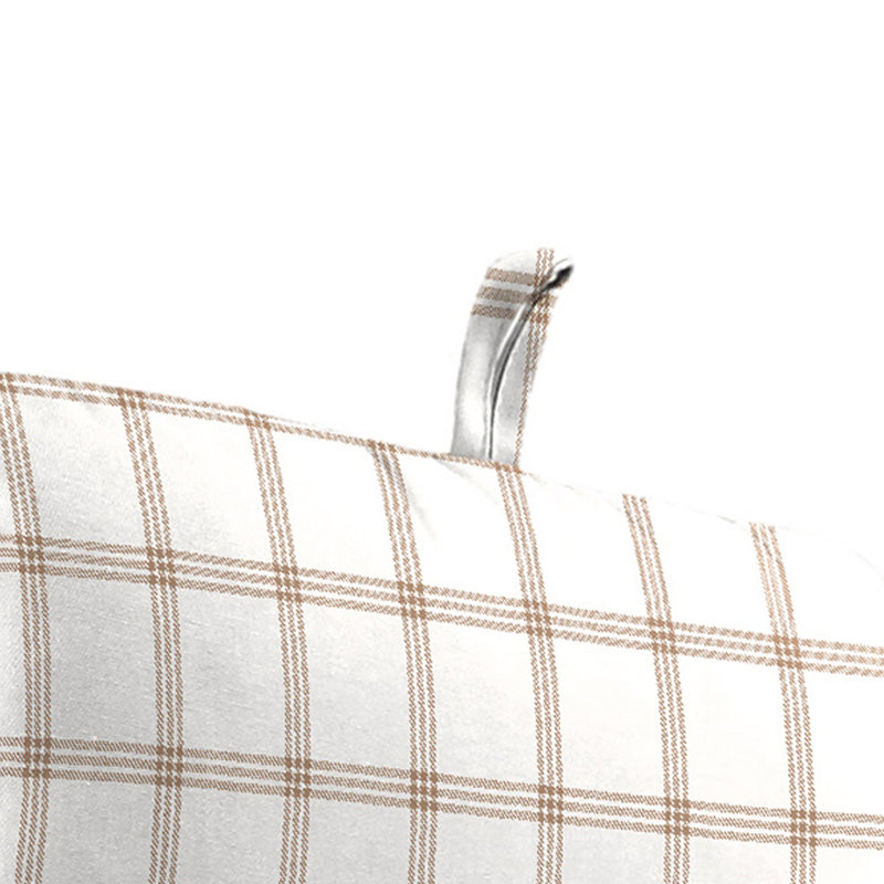Byrom 22" x 45" Outdoor Chair Cushion with Ties and Loop, Cycle Pekoe