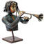 Sculpture de mixed media the trumpeter
