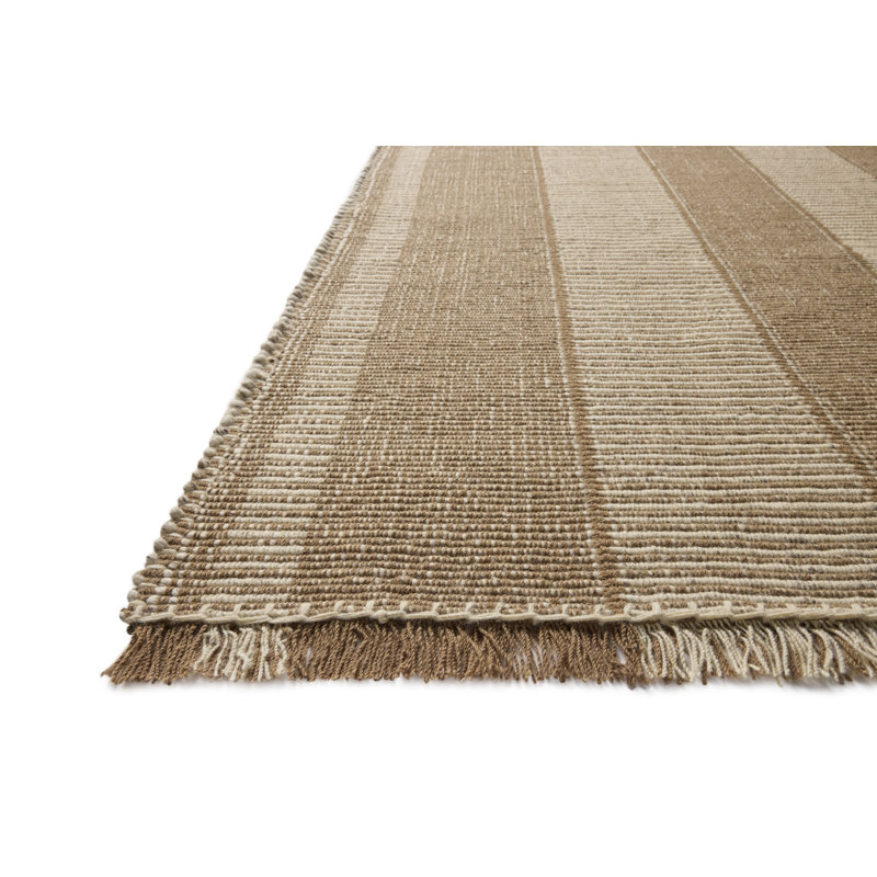 Tapis brun / ivoire Loloi Walburga, Brun / ivoire, 2 pi 3 po x 3 pi 9 po