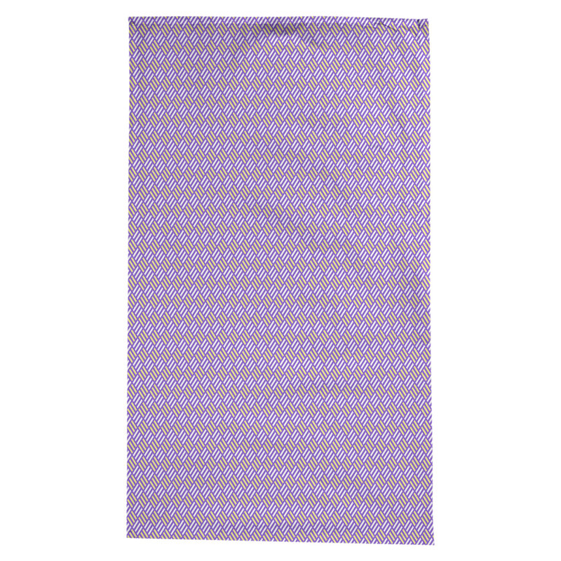 Nappe à carreaux à rayures Leffel, Mauve / jaune