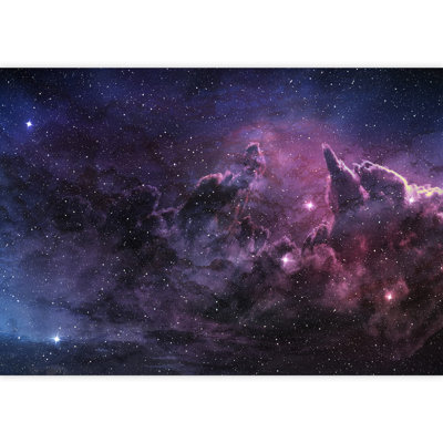 Planet In Outer Space Galaxy Border