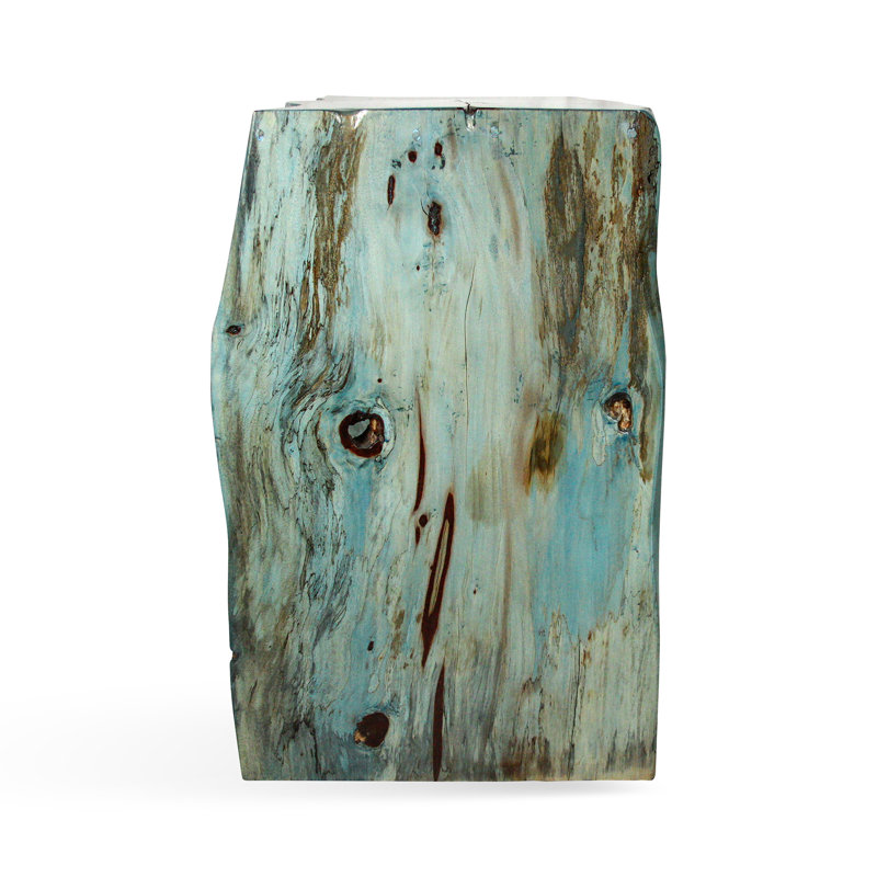 59'' Solid Wood Console Table, Aqua Blue