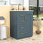 Meuble-lavabo compact de 24 pouces avec lavabo en céramique intégré et 3 tiroirs à fermeture en douceur-130183126