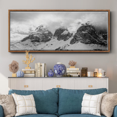 Dolomites - reproduction de cadre flottant sur toile