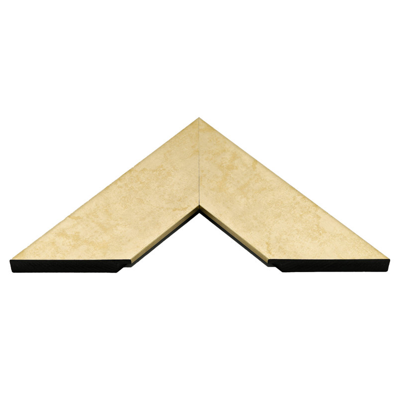 Edmondson Plastic Flat Leaning Mirror, 143cm H x 53cm W, Gold