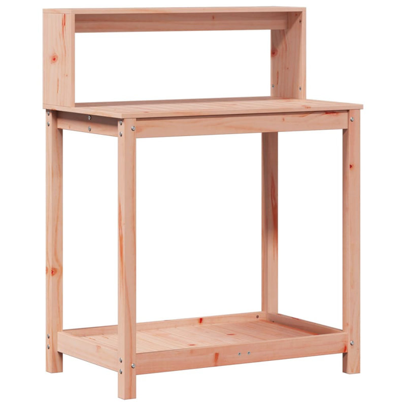 Arleny Wood Potting Bench, Brown