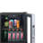 EdgeStar 17.19'' W Freestanding 52 Cans (12 oz.) 1.6 Cubic Feet Beverage Cooler with Reversible Glass Door