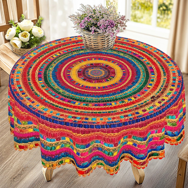 Nappe lavable bohémienne
